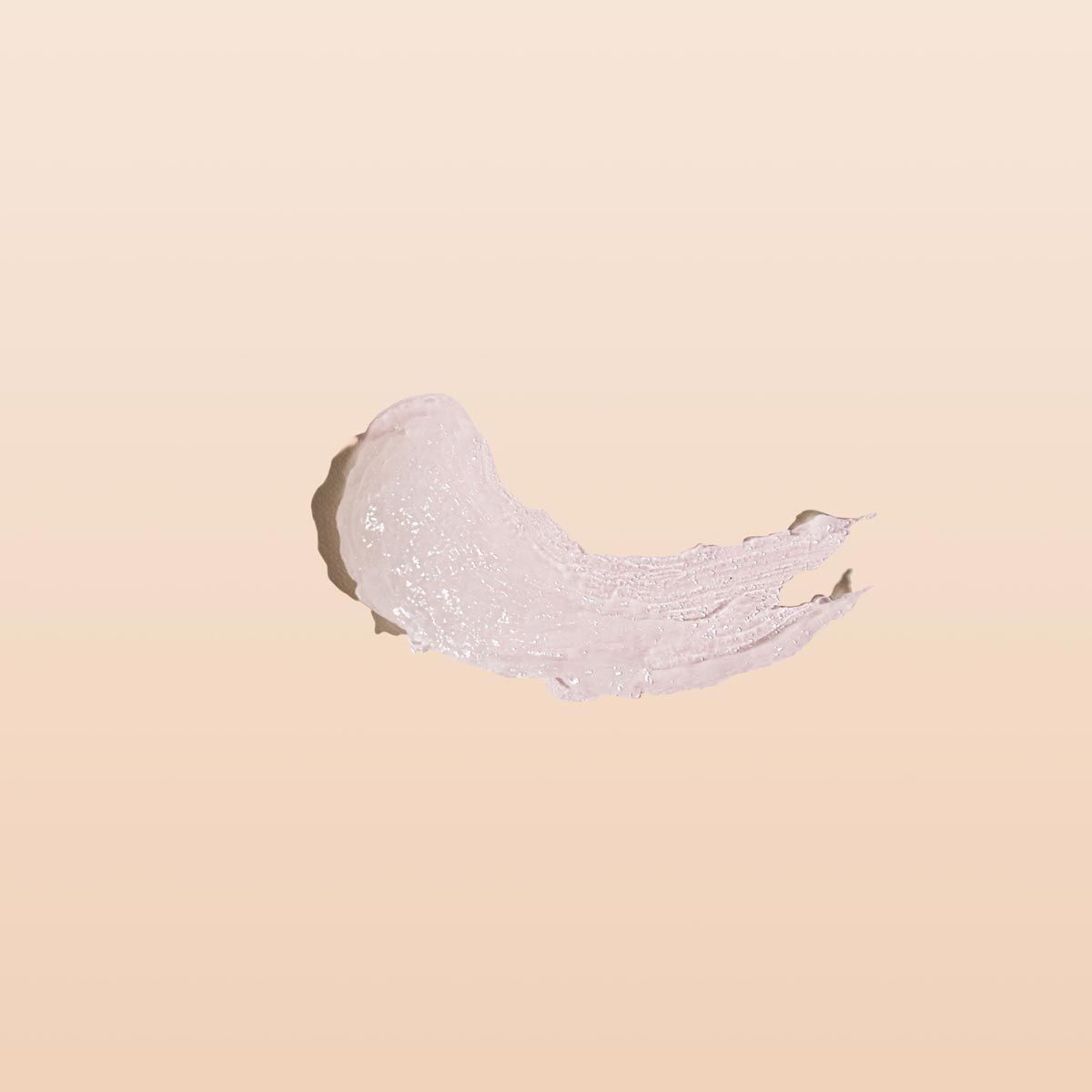 A texture swatch of Wisp herpes treatment gel on a cream surface